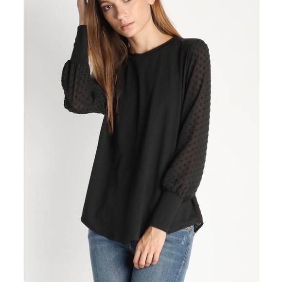 1 XS LEFT!🍂 Skies are Blue Blouse Top - Picture 4 of 5